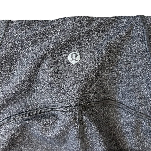 Lululemon Train Times 7/8 Heathered Black - Picture 4 of 6